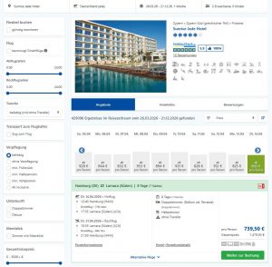 zypern hotel deal