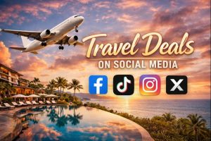 Reise Deals auf Social Media