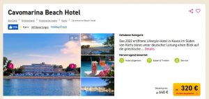 cavos hotel deal